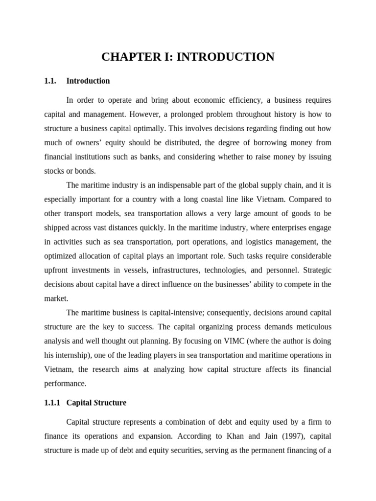 Chapter I | PDF
