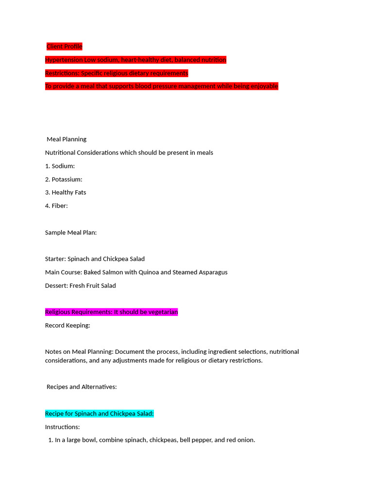 Planning Module 6 Part 1 | PDF