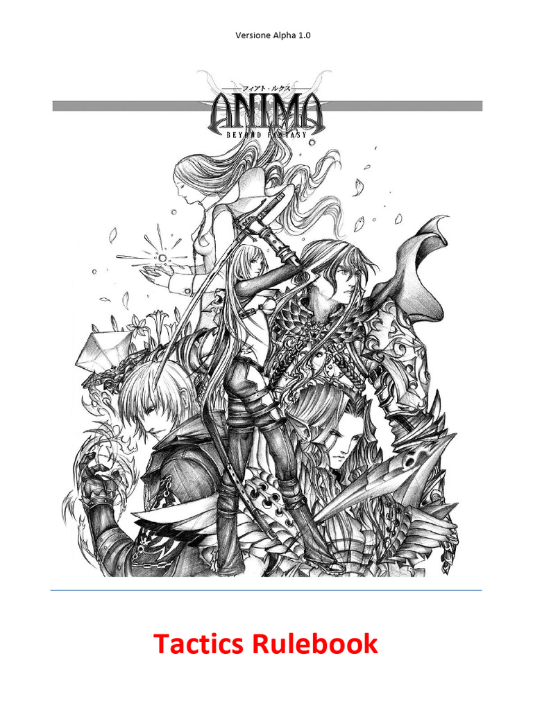 Tactics rulebook versione alpha 1 0 pdf