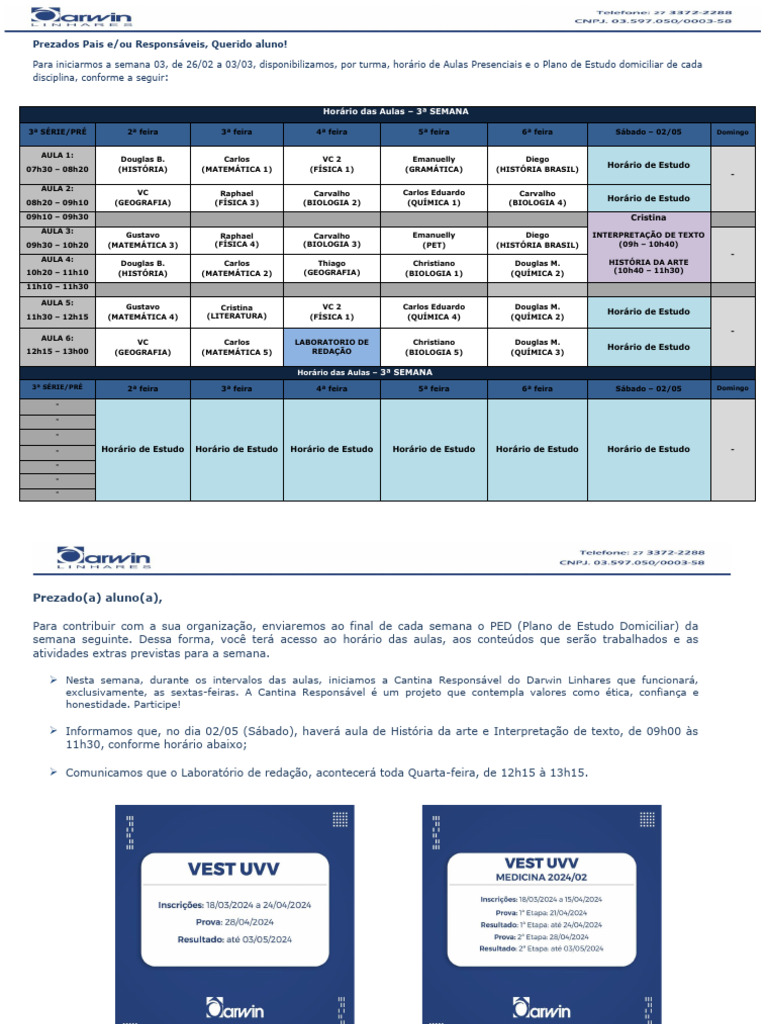 Ped 3 - 3°série - Pré | PDF