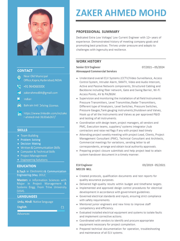 Zaker Ahmed Mohd | PDF