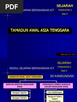 Tingkatan 4 Bab 3 Tamadun Awal Asia Tenggara Pdf