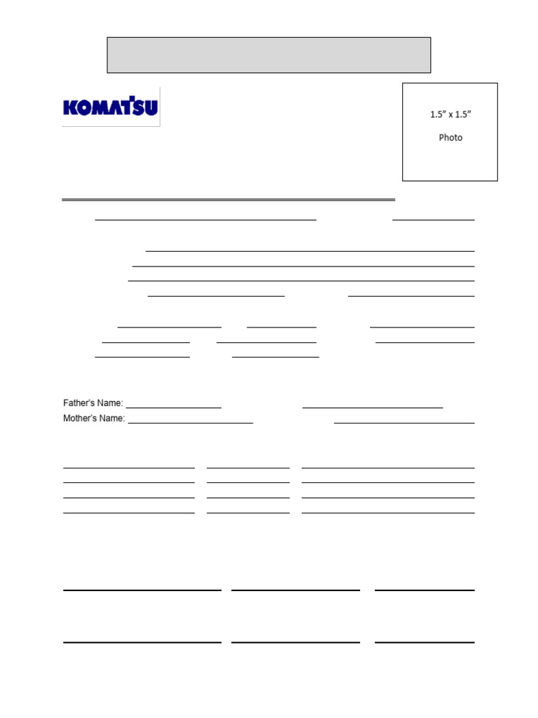 KPC Application Form 2022 | PDF
