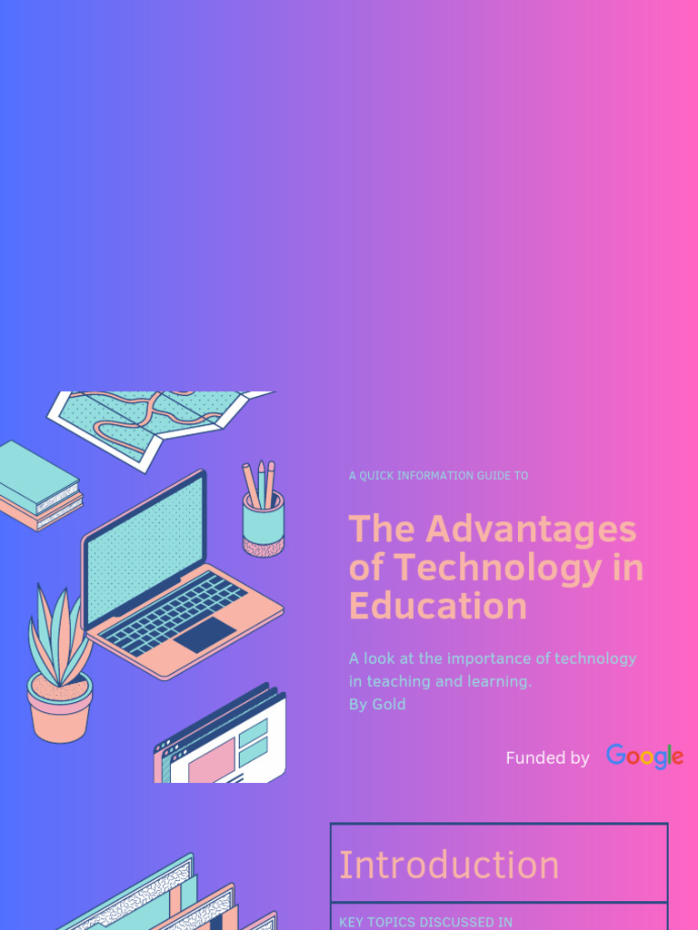 How Technology Is Changing Education | PDF | Learning | Computers