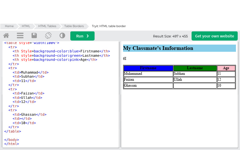 W3Schools Tryit Editor | PDF