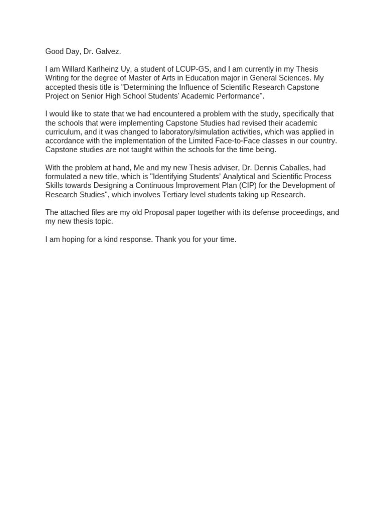 Email Draft For Panelists | PDF