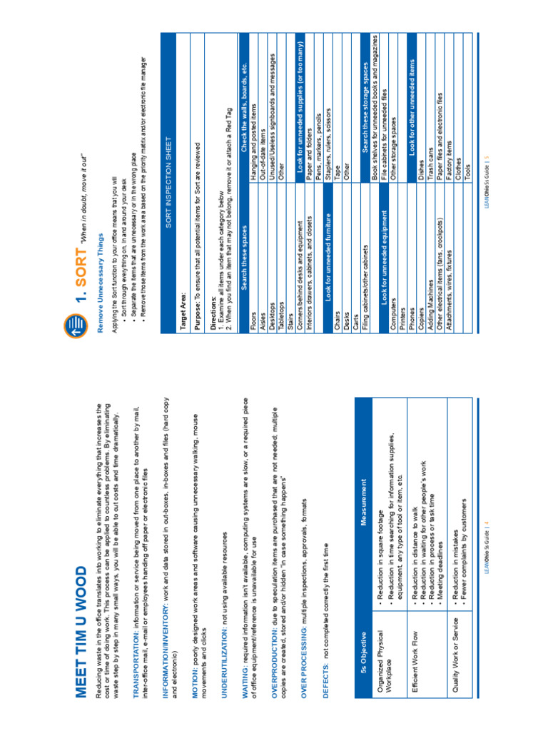 5S Guide Sort | PDF