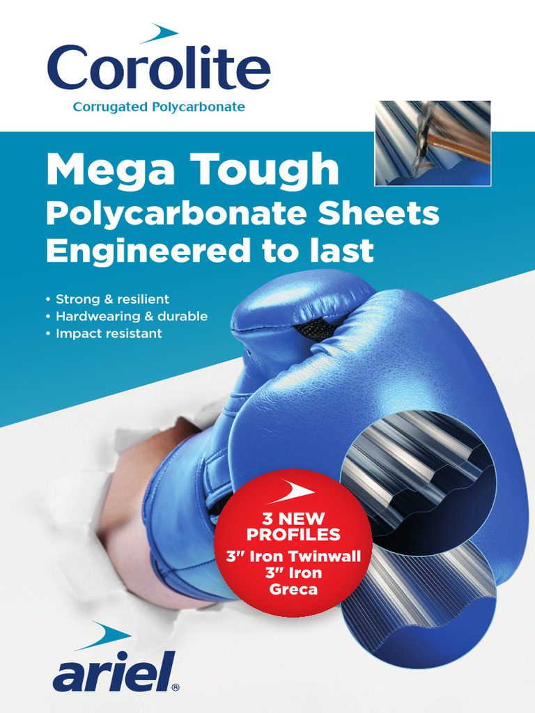 Corrugated Polycarbonate Sheet Leaflet | PDF