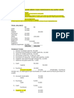 Trial Balance