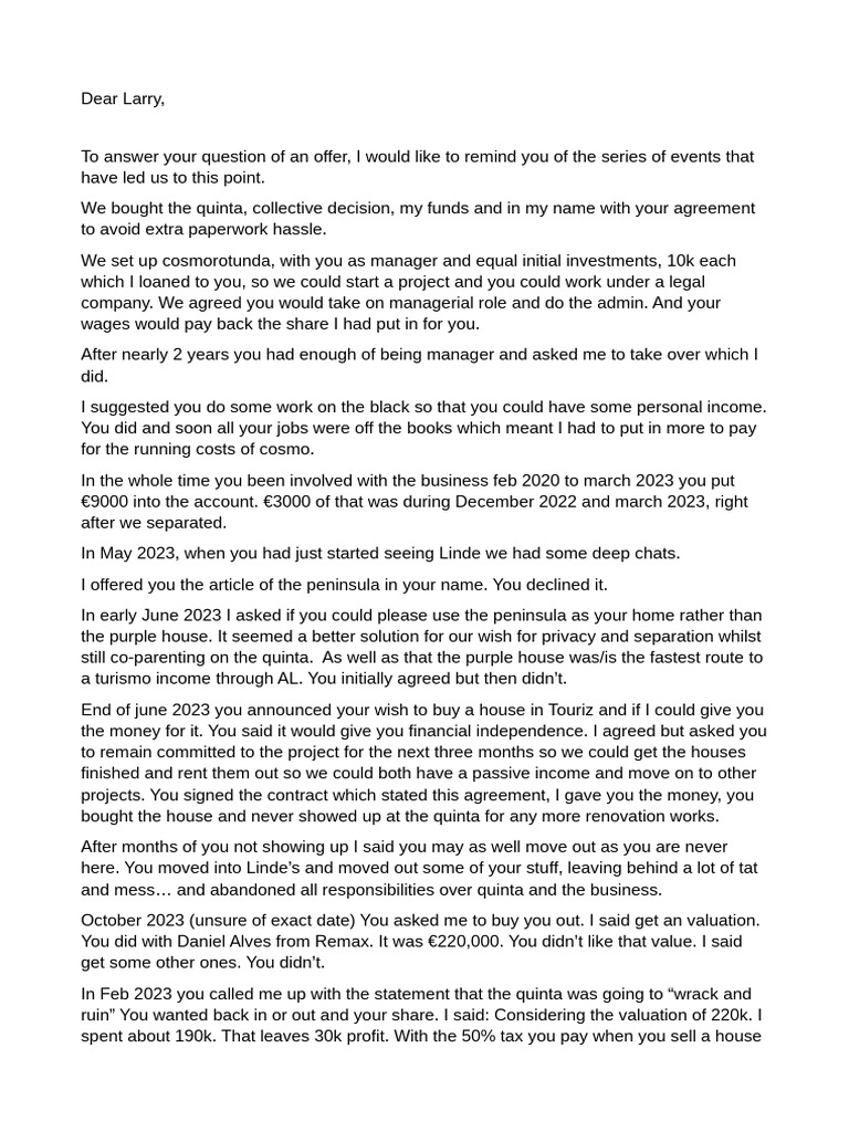 Letter for larry pdf