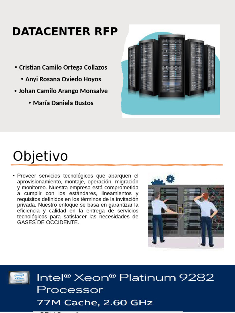 PresentacionDATA CENTER RFP | PDF