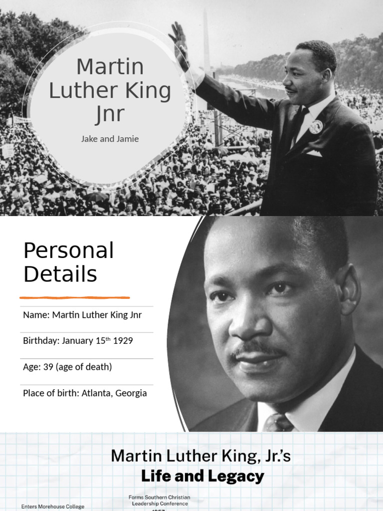 Martin Luther King Jnr Powerpoint | PDF