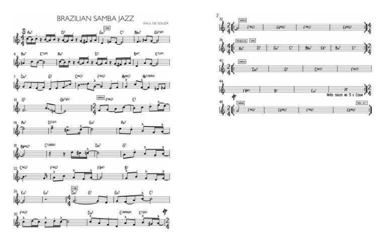 Brazilian Samba Jazz | PDF