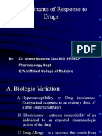 Biological Determinants of Drug Responses