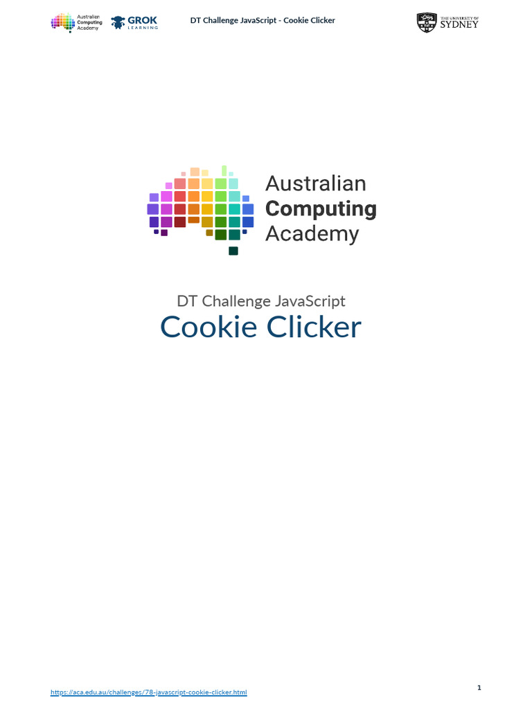 How To Create CookieClicker | PDF | Document Object Model | Computers