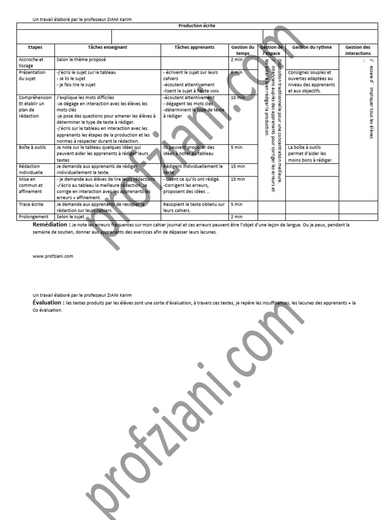 Production crite fiche technique pdf
