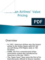 American Airlines' Value Pricing
