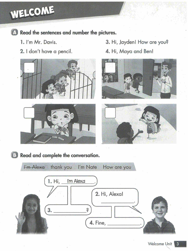Welcome Unit Go Getter Doc 1 | PDF