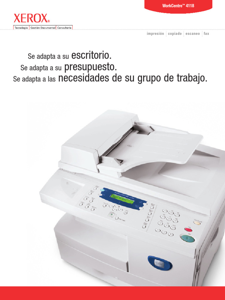 Xerox WC 4118 W41BR-01L | PDF