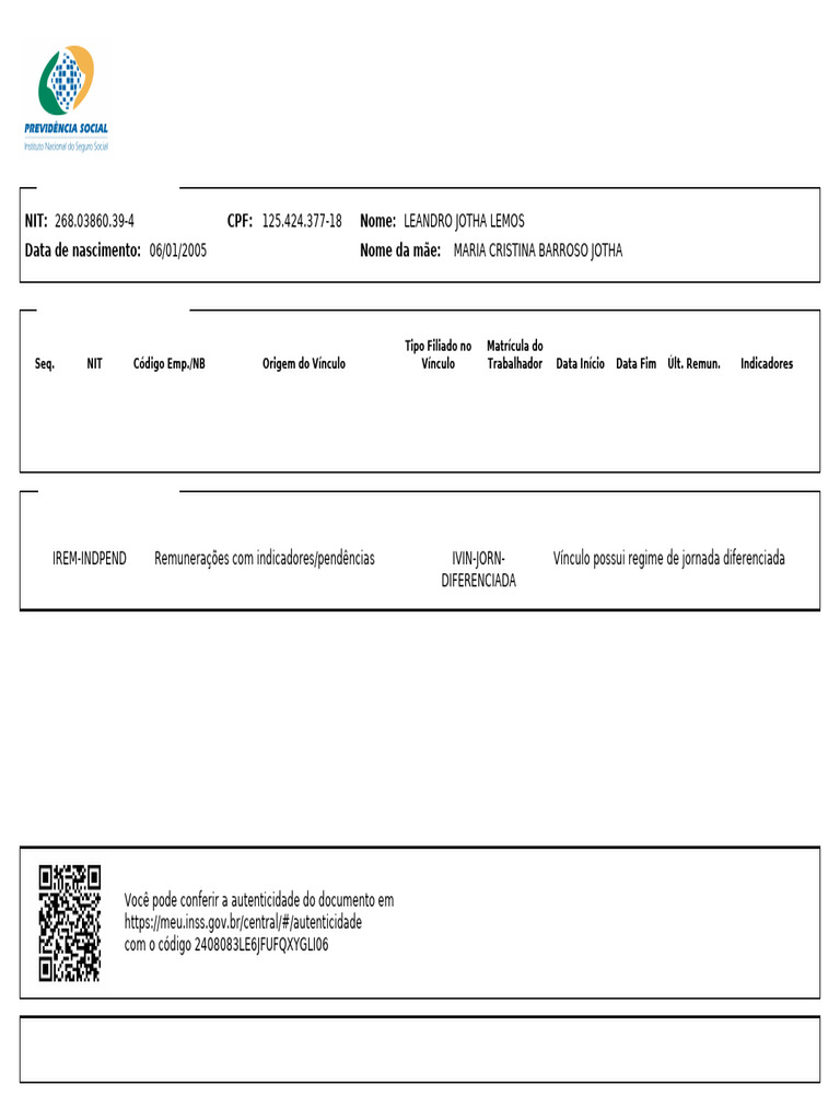Extrato Pis | PDF