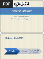 Ahdafut Tarbiyyah