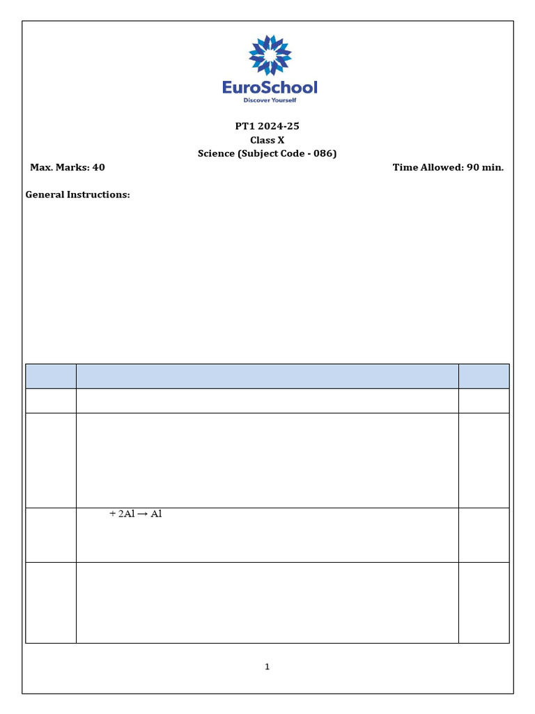 Science PP2 Grade 10 PT1 QP | PDF