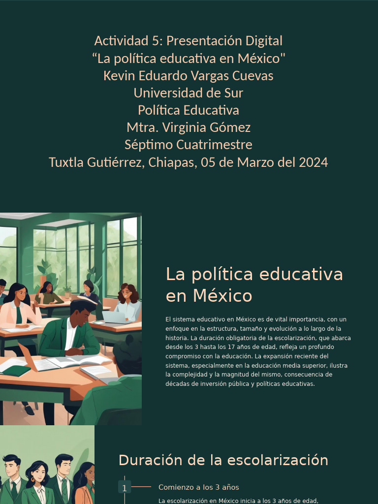 La Politica Educativa en Mexico | PDF