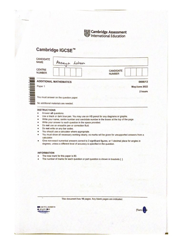 MJ Paper 13 2022 | PDF