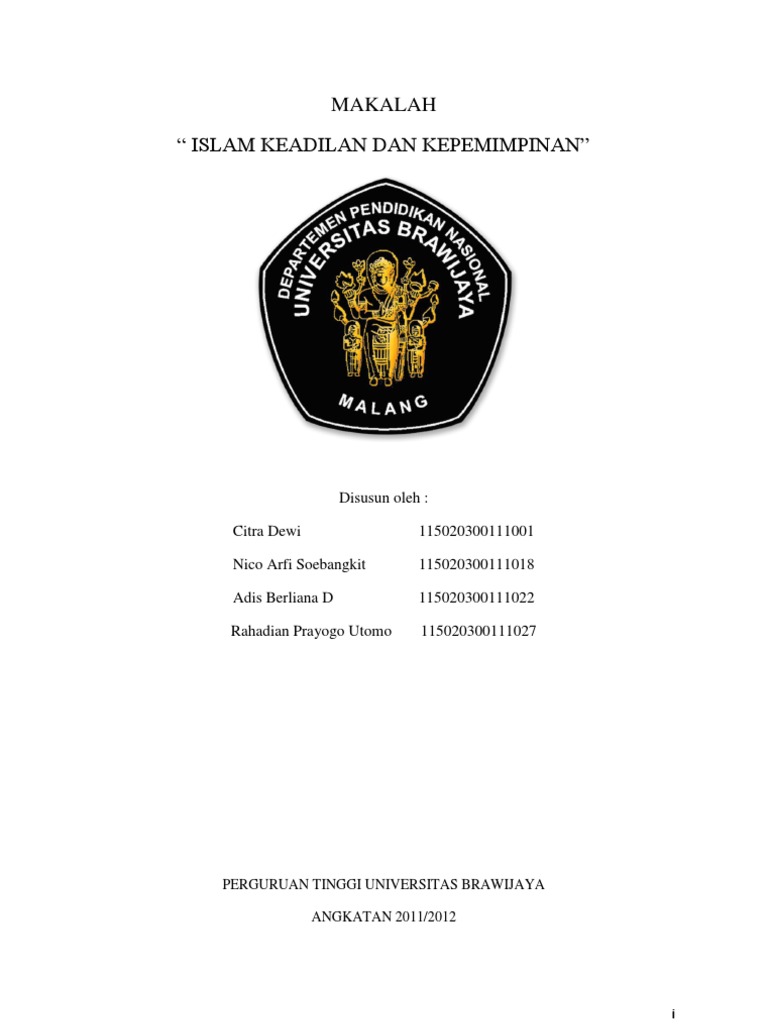 Contoh Makalah Kuliah