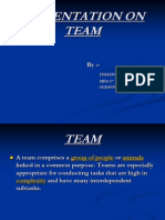 Presentation On Team: Himanshu Malhotra Mba 1 Semester 03111403910