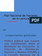 Plan Nacional de Fomento de La Lectura