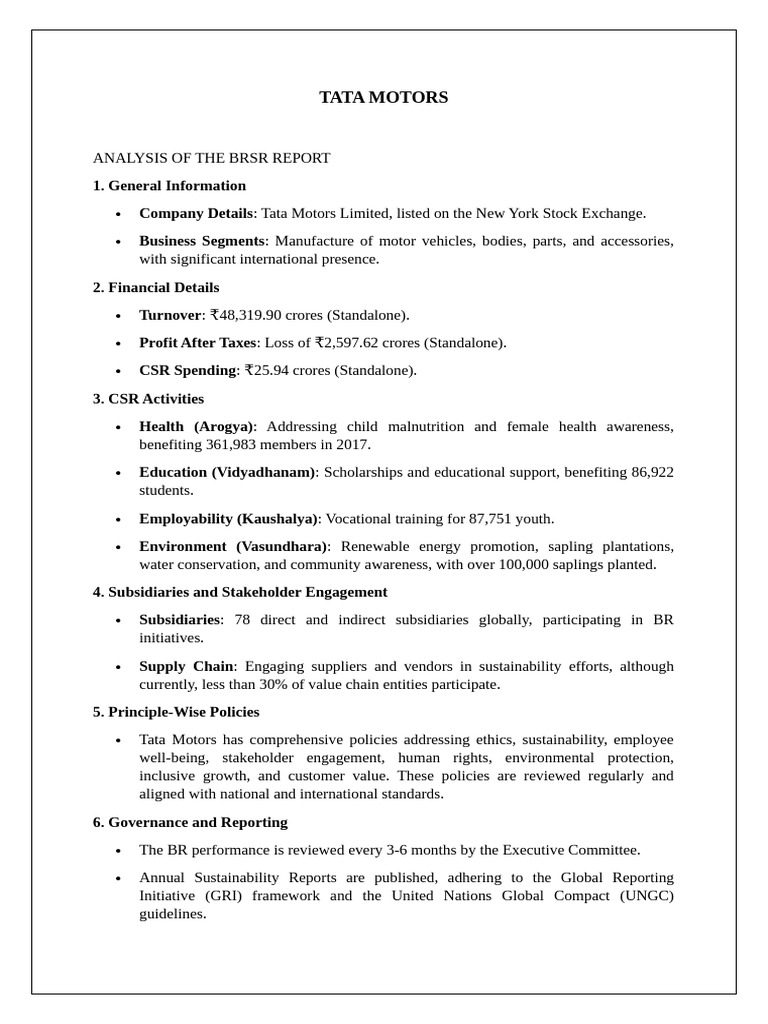 Tata Motors | PDF