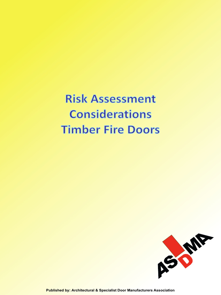 Timber Fire Door Risk Assessment Guide | PDF | Door | Lumber