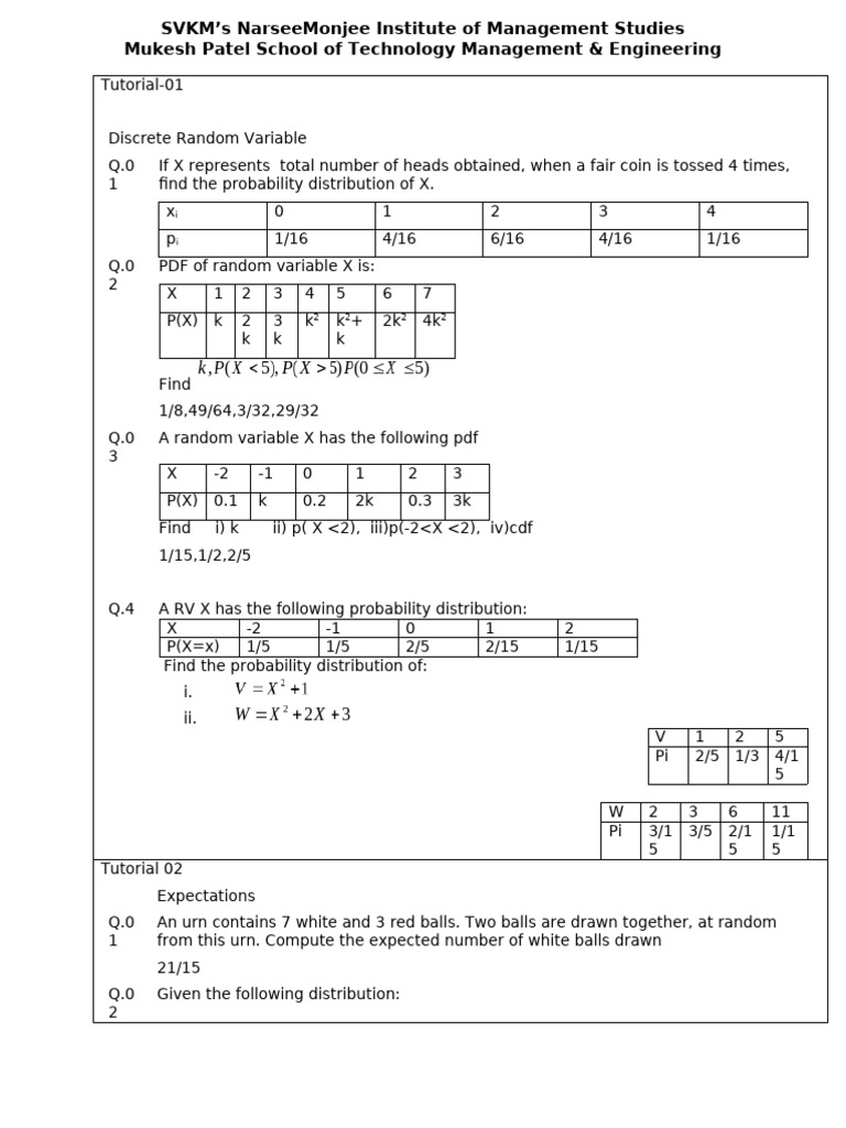 Unit 2 and 4 Tut | PDF