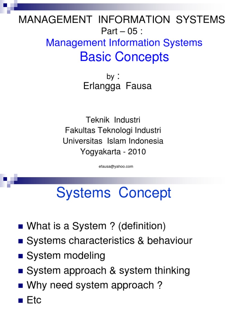 Management Information Systems Overview | PDF | Enterprise Resource ...