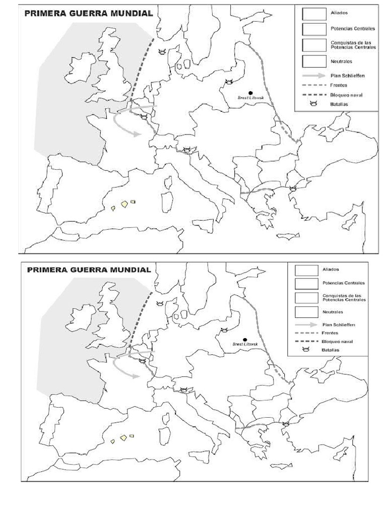 Mapa 1 Guerra Mundial | PDF