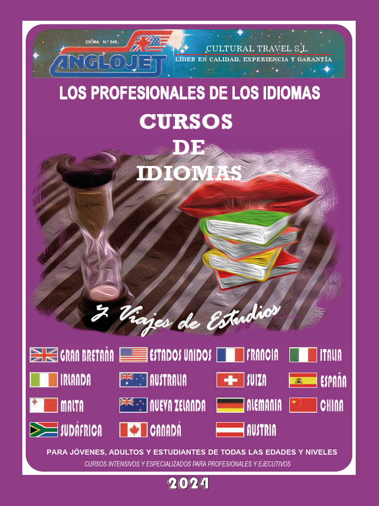 Idiomas Viajes de Estudio 2024 | PDF