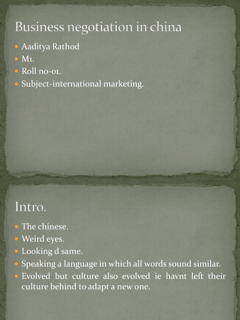 Business Negotiation Strategies in China | PDF | Bargaining | Negotiation