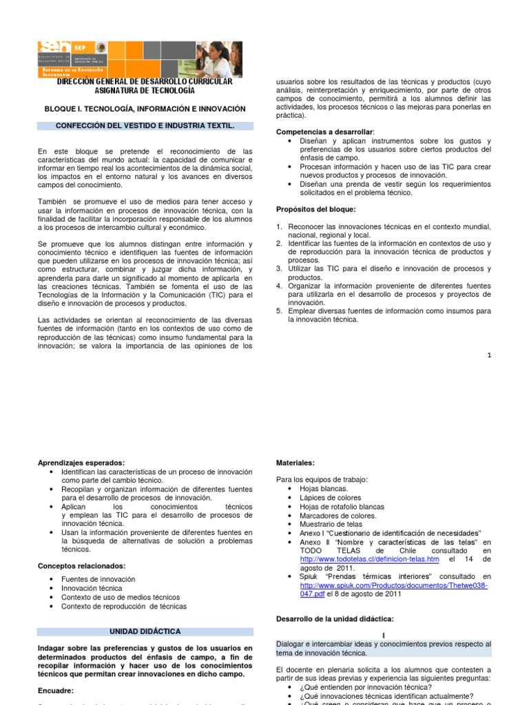 Confeccion Del Vestido e Industria Textil | PDF | Diseño | Seda
