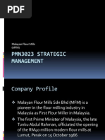 Pmn3023 Strategic Management: Malayan Flour Mills (MFM)