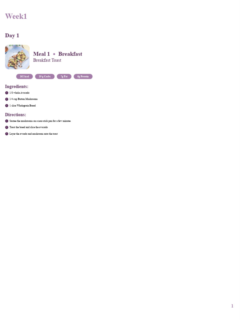 Made in The Kitchen: Meal Planning | PDF | Cooking | Chickpea