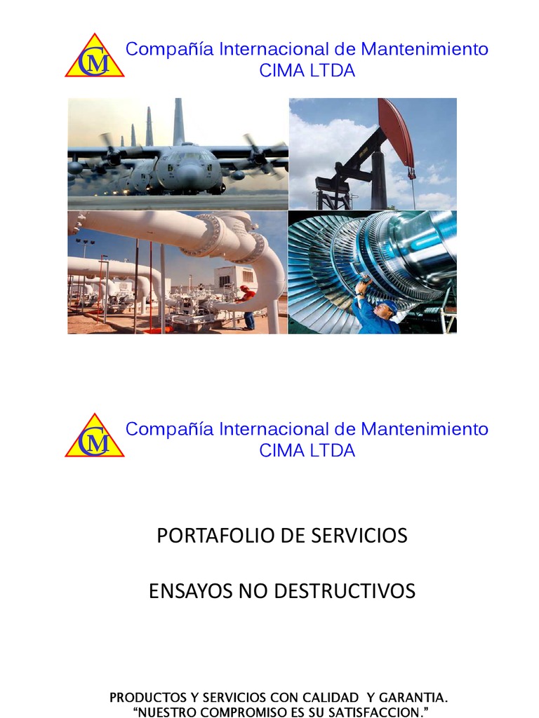 Brochure Cima Industrial | PDF | Ultrasonido | Science