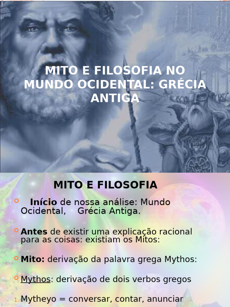 Aula Mito e Filosofia | PDF