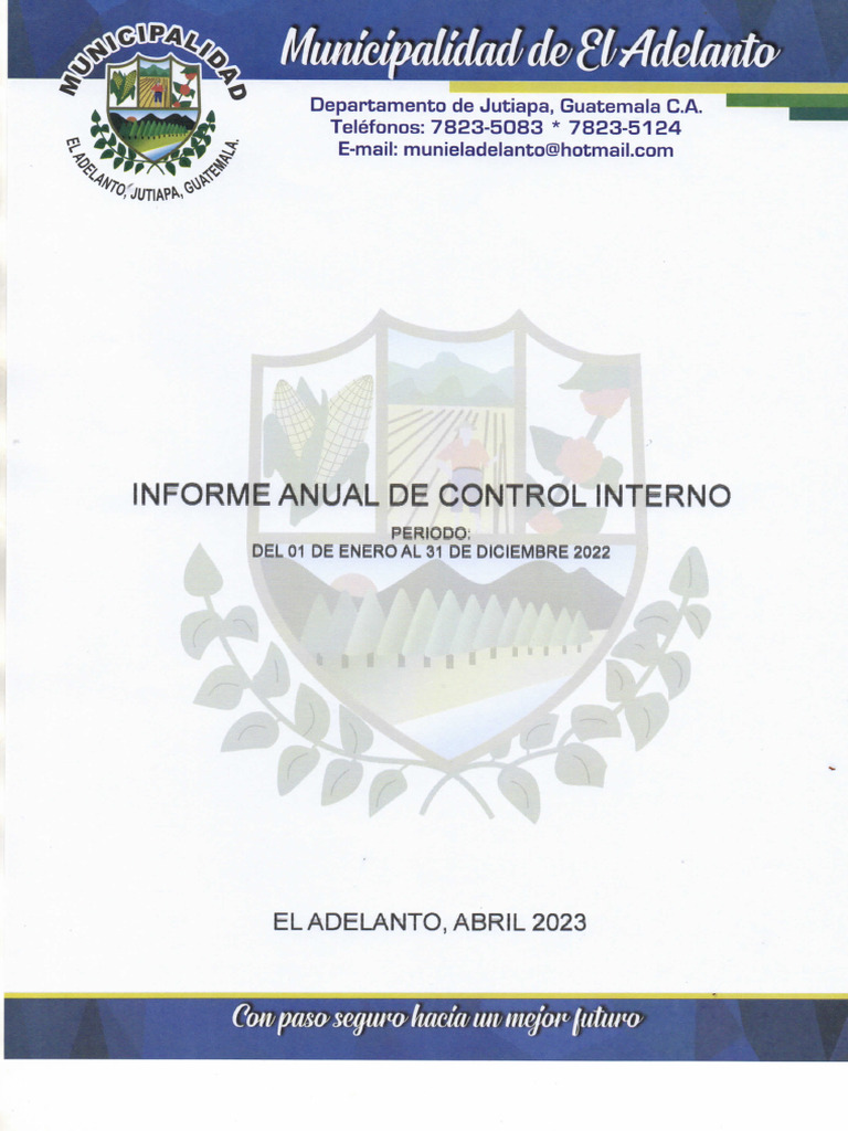 Informe Anual de Control Interno | PDF