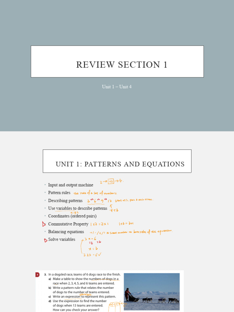 Review Section 1 | PDF