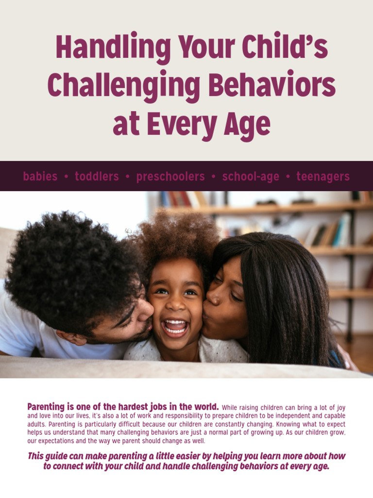 Handling Challenging Behaviors at All Ages | PDF | Infants | Parenting