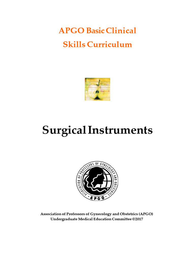 Surgical Instruments for C-Section & Hysterectomy | PDF | Surgical ...