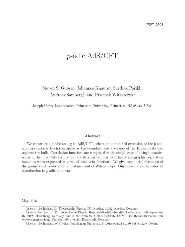 Padic Ads | PDF