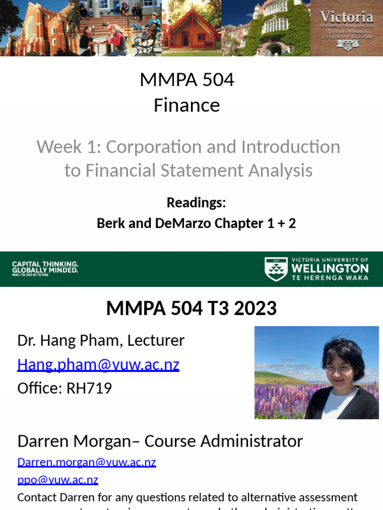 MMPA 504 Week 1 - STD | PDF