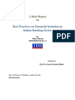 Best Practices on Financial Inclusion